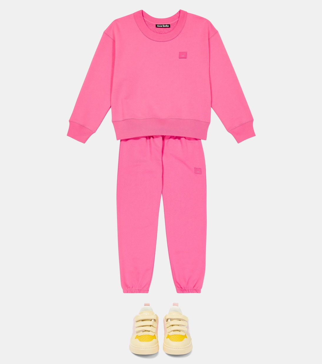 Felpa Mini Fairah Face in cotone | Acne Studios Kids