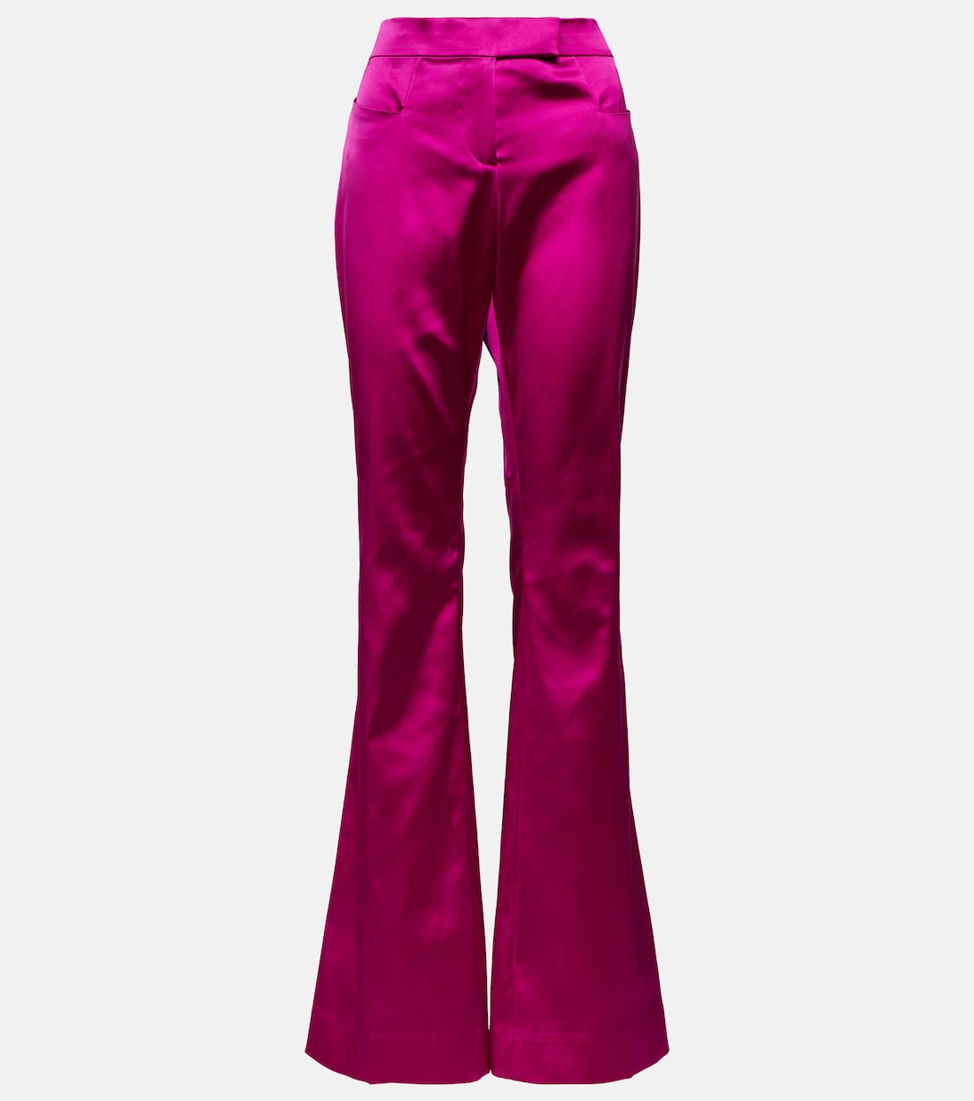 Low-rise flared satin pants | Tom Ford