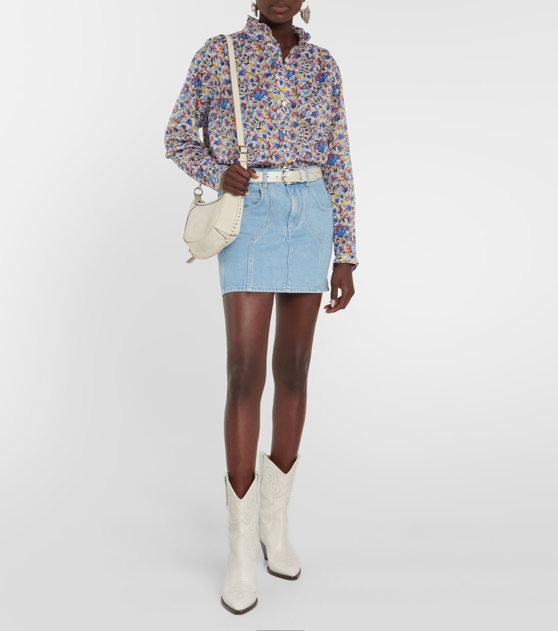Mini-jupe Vesna en jean | Marant Etoile