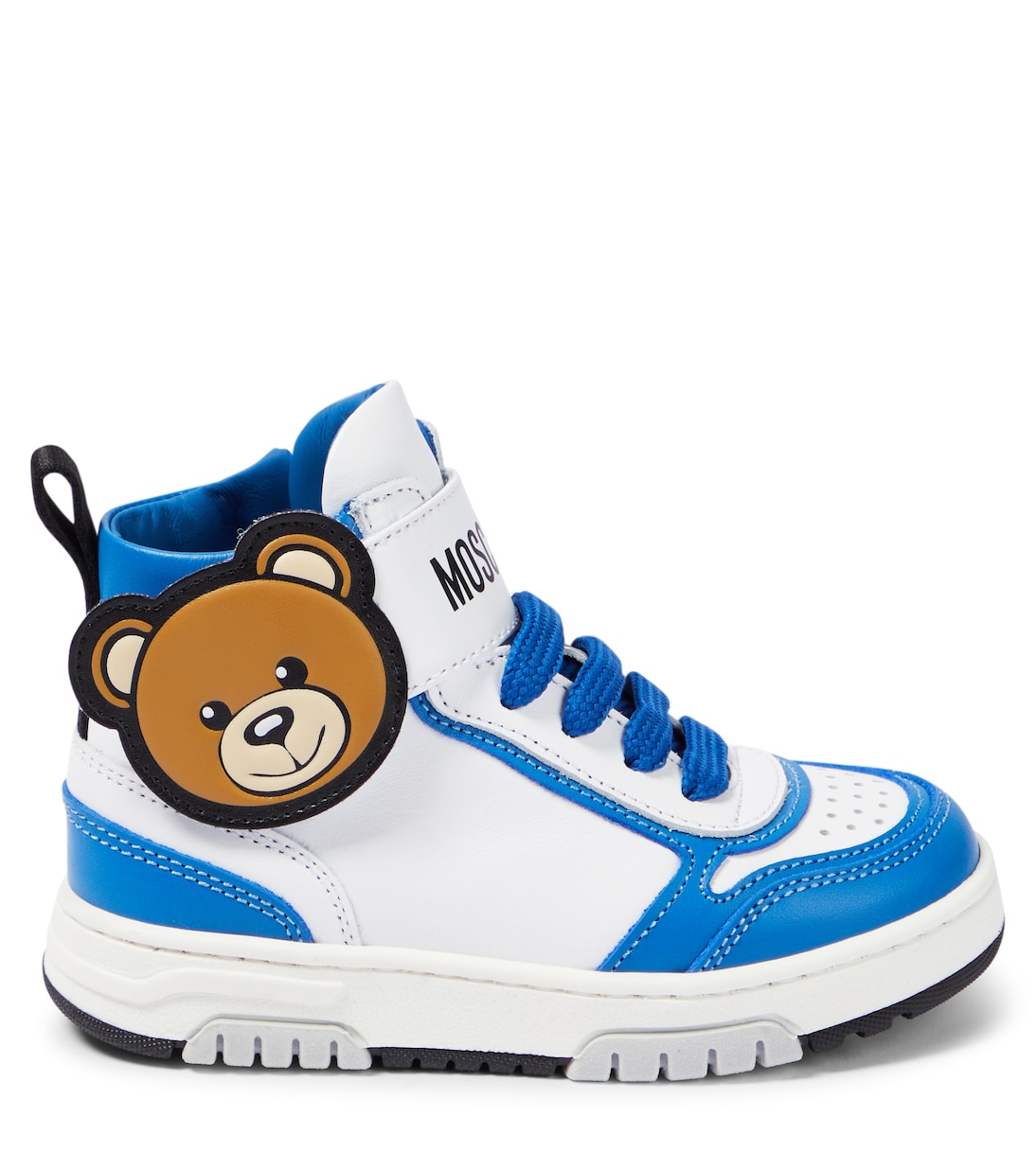 Baskets en cuir à logo | Moschino Kids