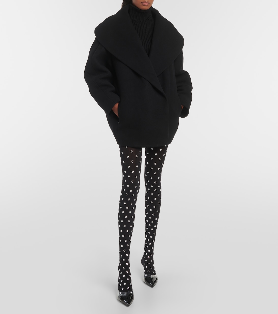 Studded high-rise tights  | Alaïa