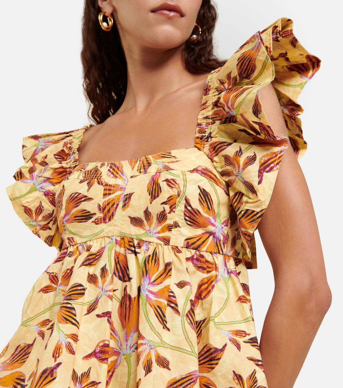 Romi floral cotton poplin top | Ulla Johnson