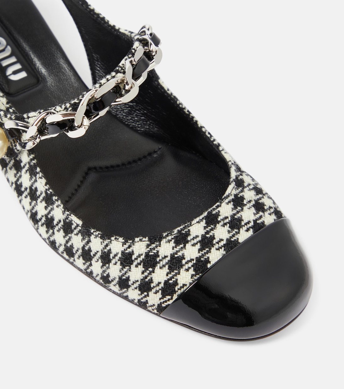 Gingham slingback pumps | Miu Miu