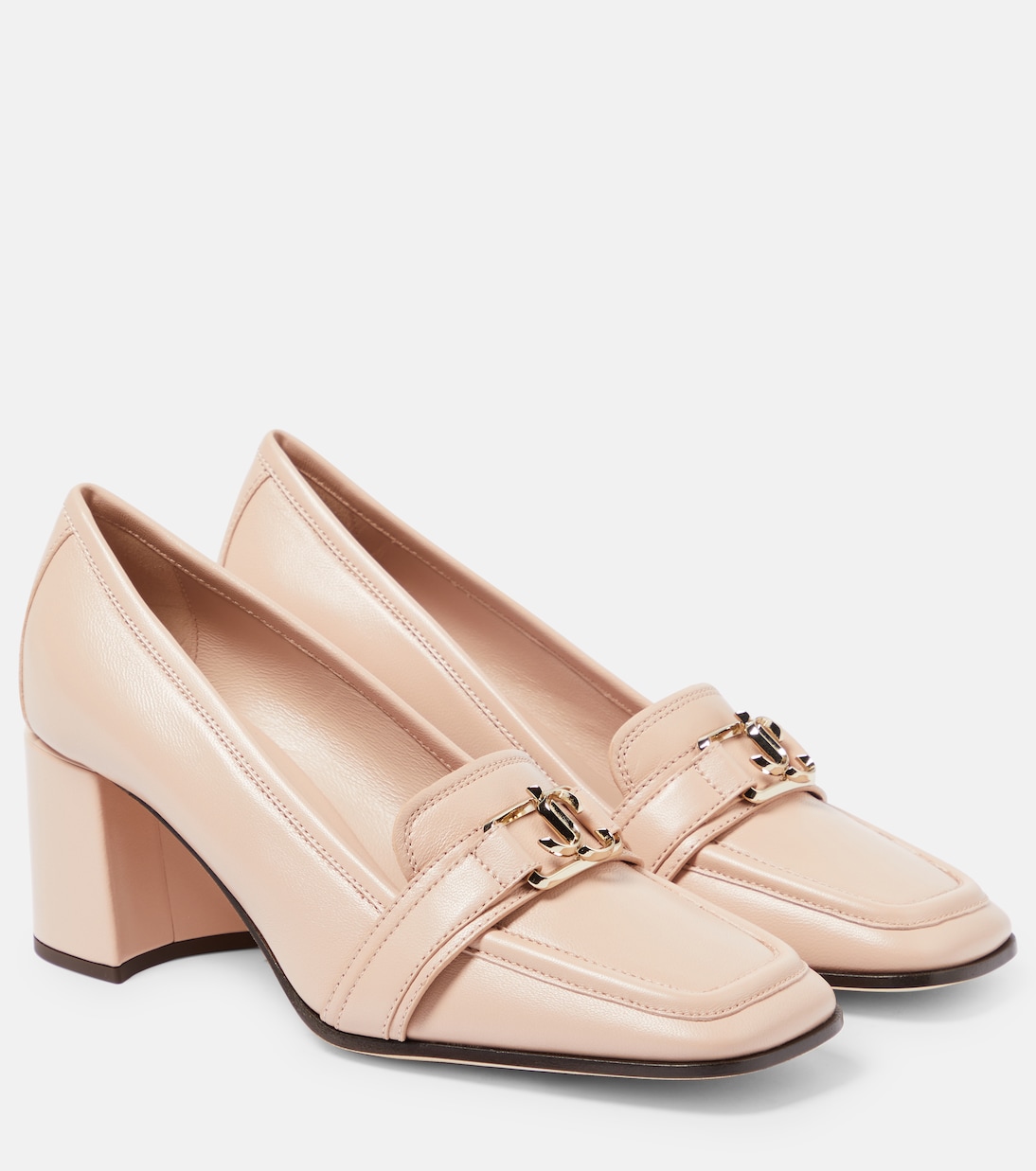 Evin 65 leather loafer pumps | Jimmy Choo