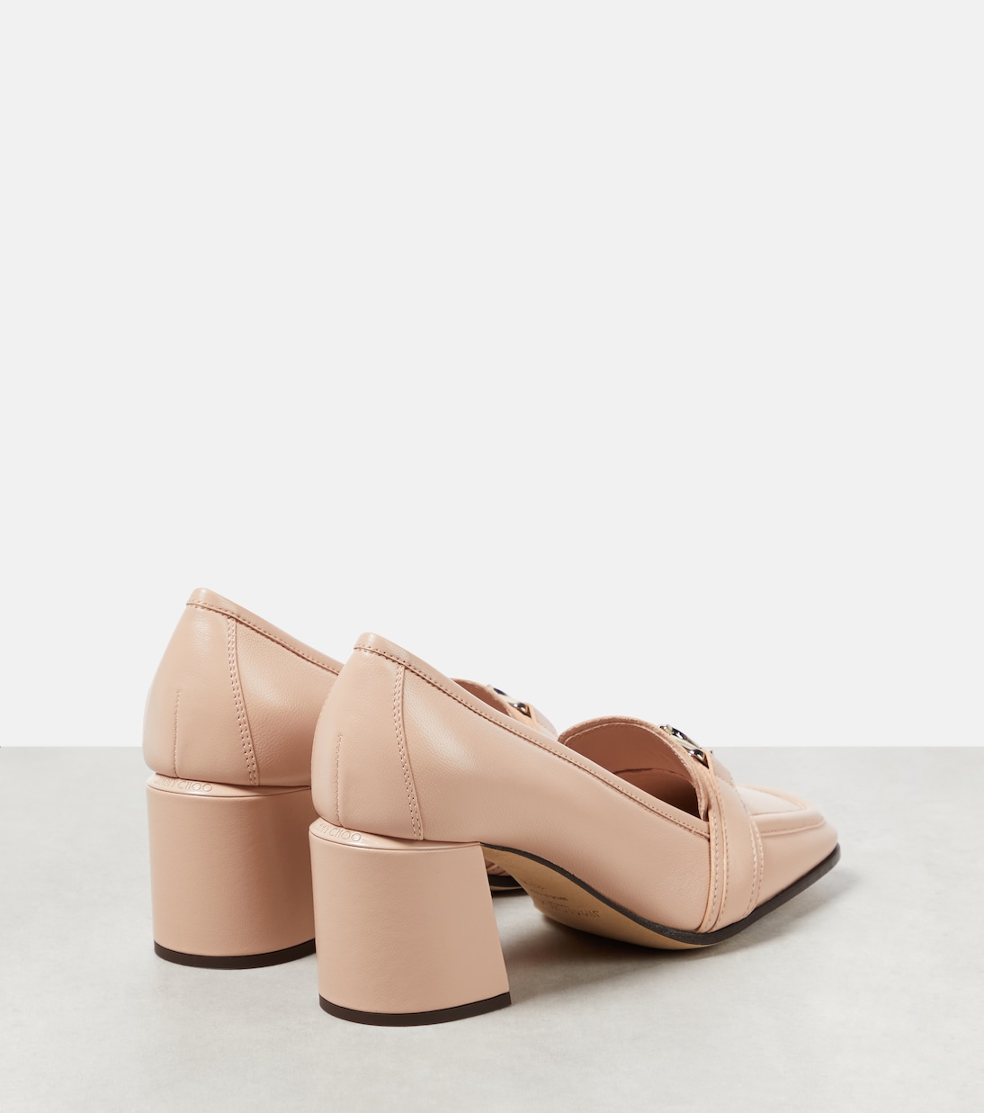 Evin 65 leather loafer pumps | Jimmy Choo