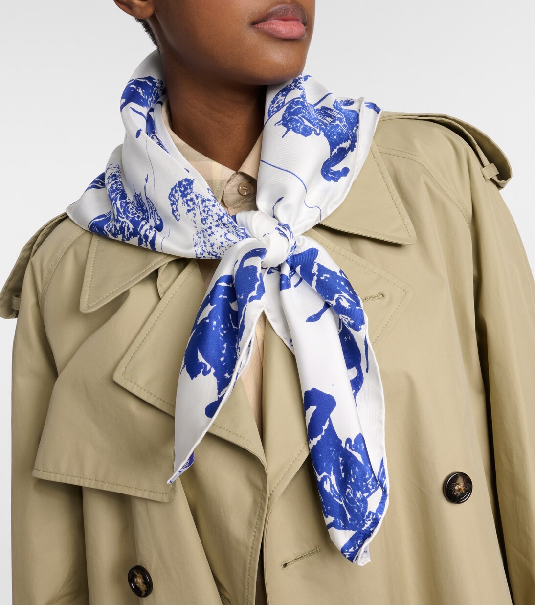 burberry seiden tuch