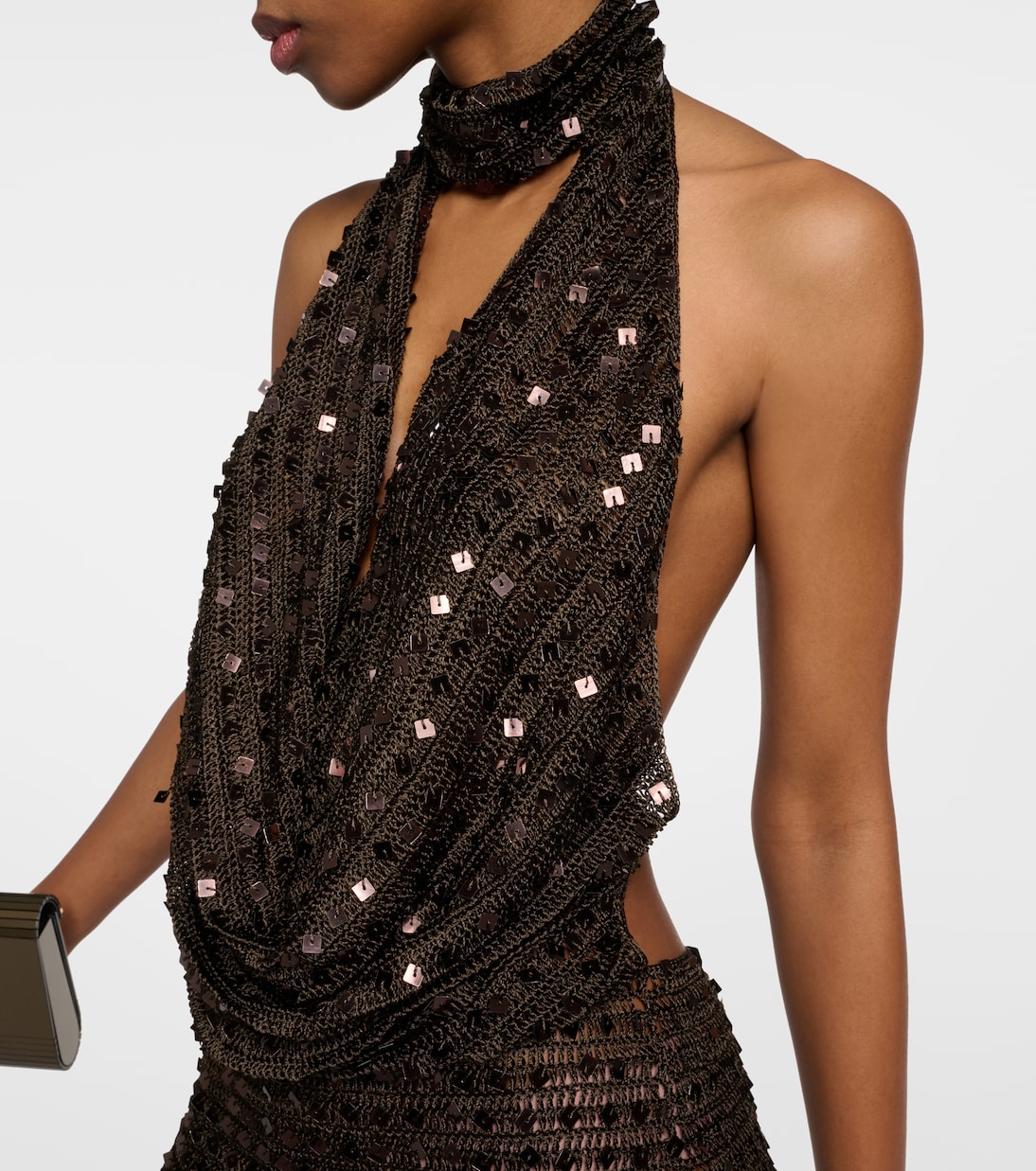 Tipo sequined halterneck minidress | Aya Muse