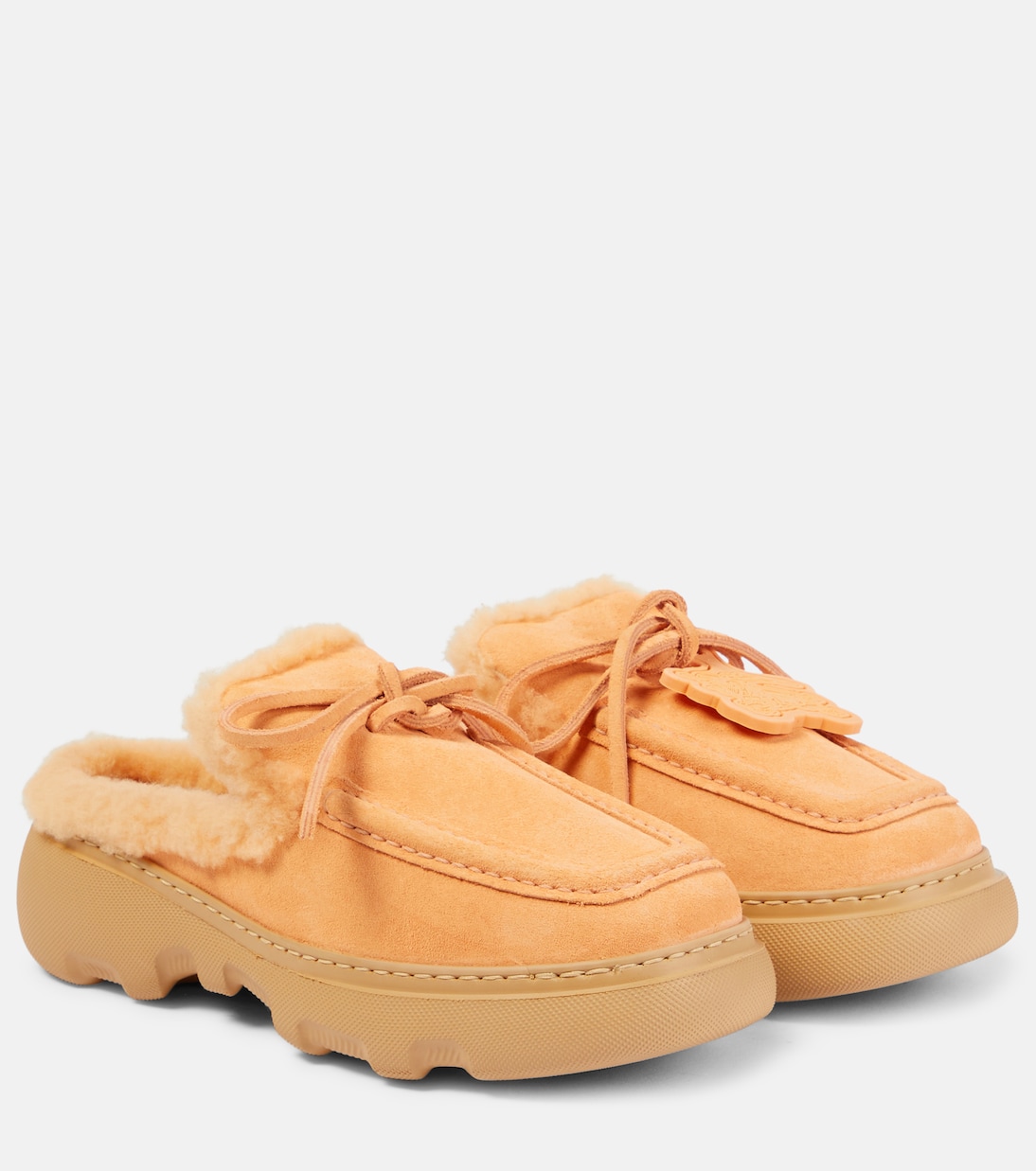 Mules Stony en daim | Burberry