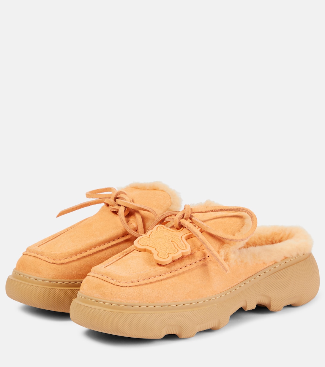 Mules Stony en daim | Burberry