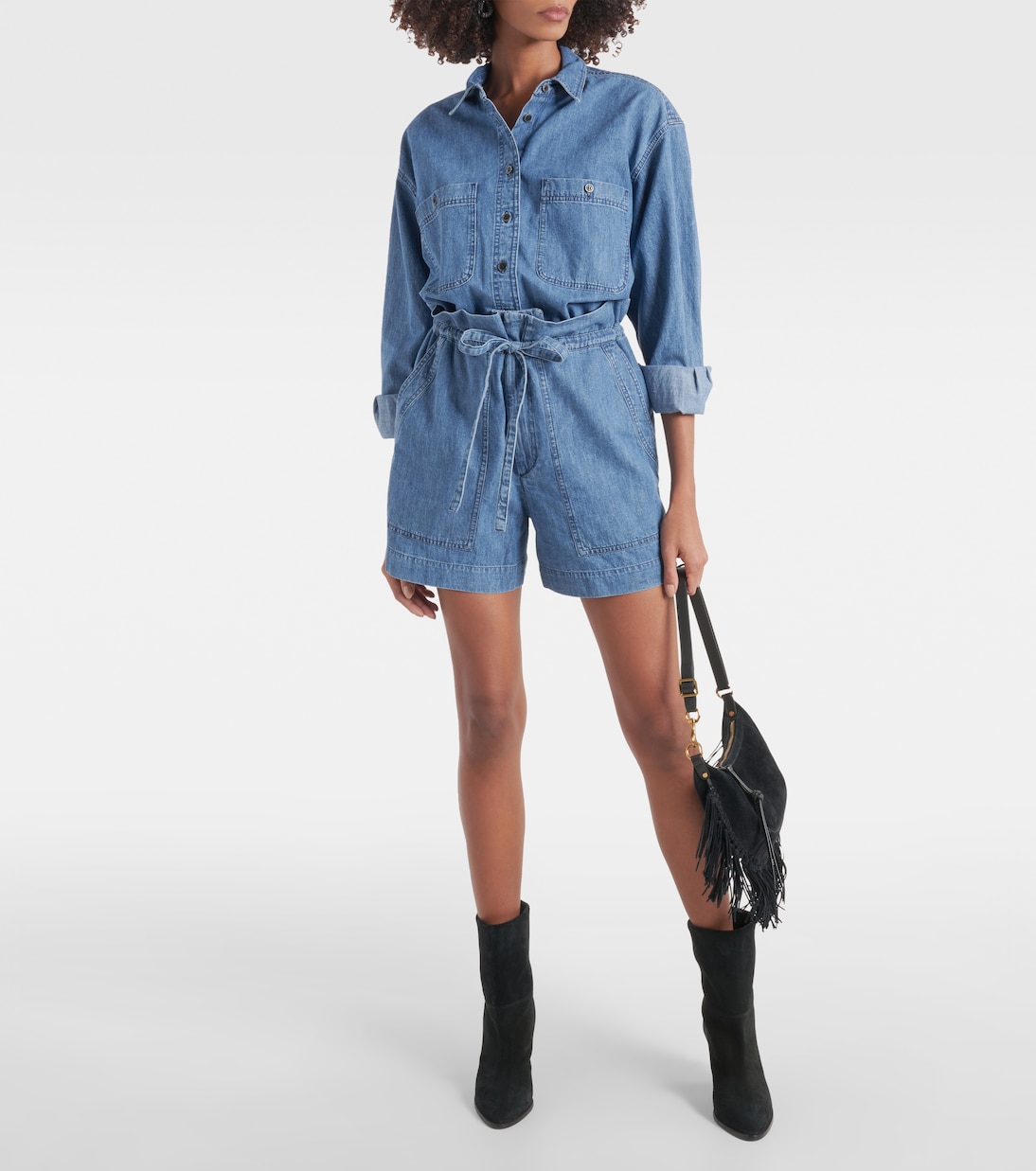High-Rise Jeansshorts Ipolyte | Marant Etoile