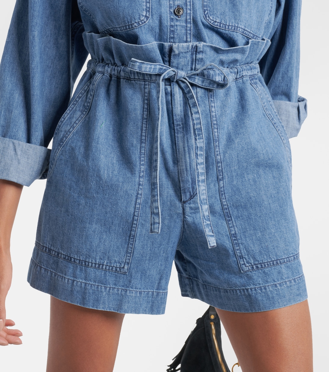 High-Rise Jeansshorts Ipolyte | Marant Etoile