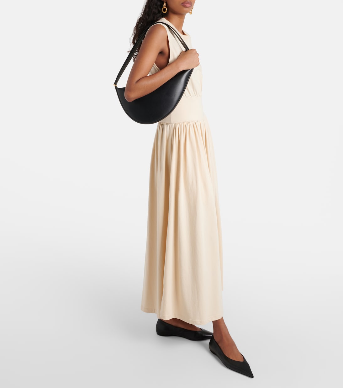 Borsa a spalla Scooped in pelle | Toteme