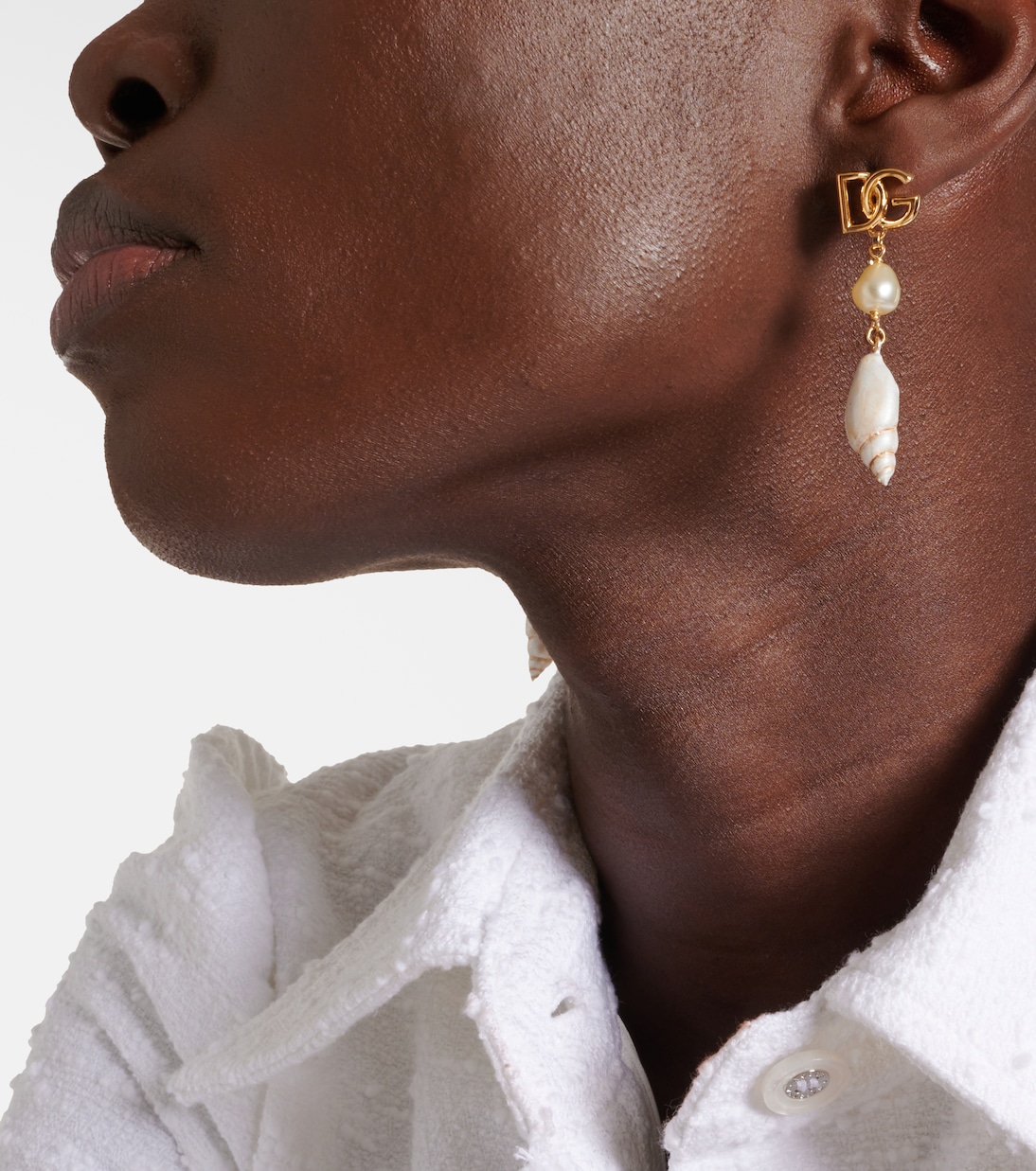 Boucles d’oreilles Capri DG à perles fantaisie | Dolce&Gabbana