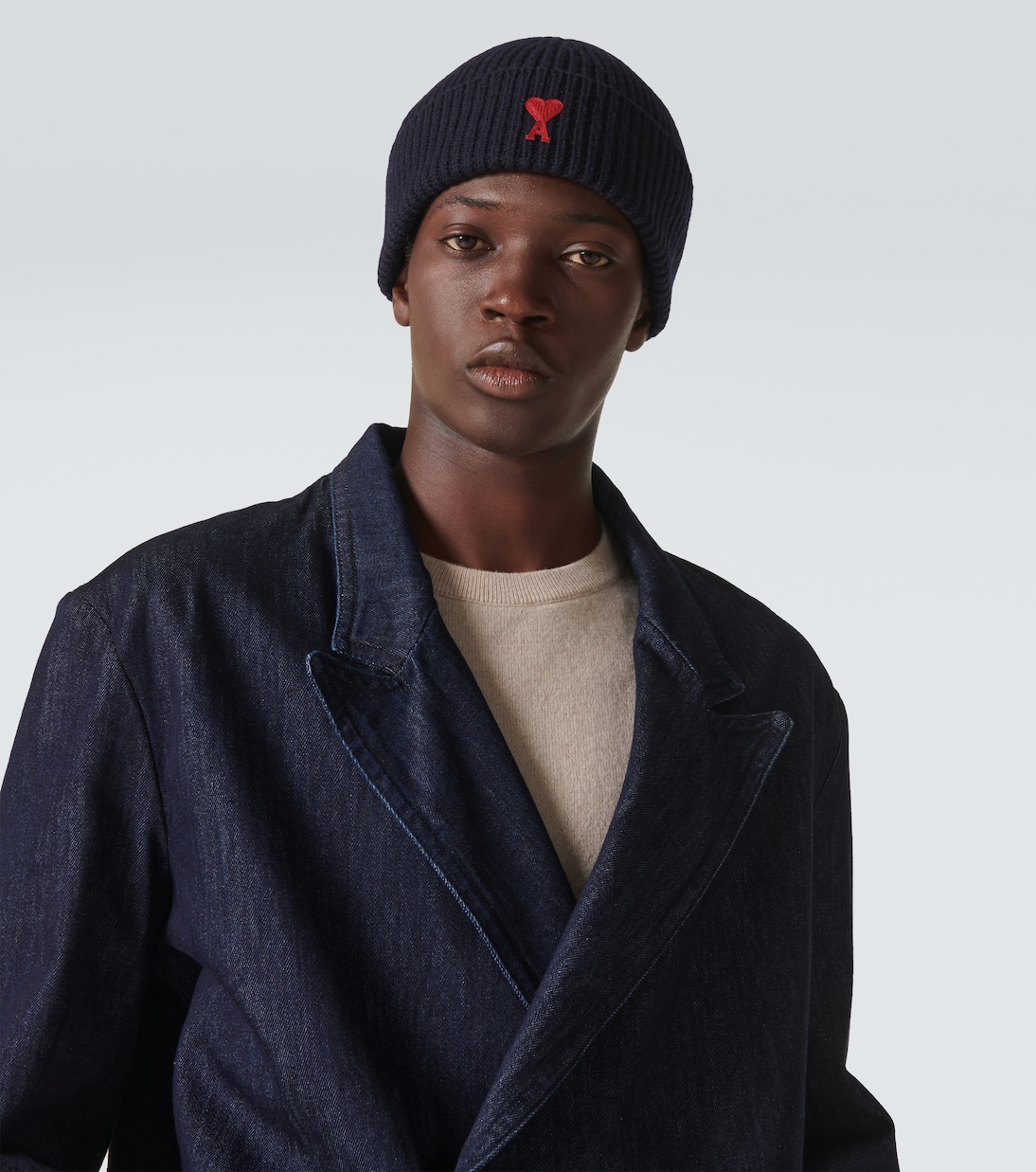 Gorro Ami de Cœur acanalado de lana | Ami Paris