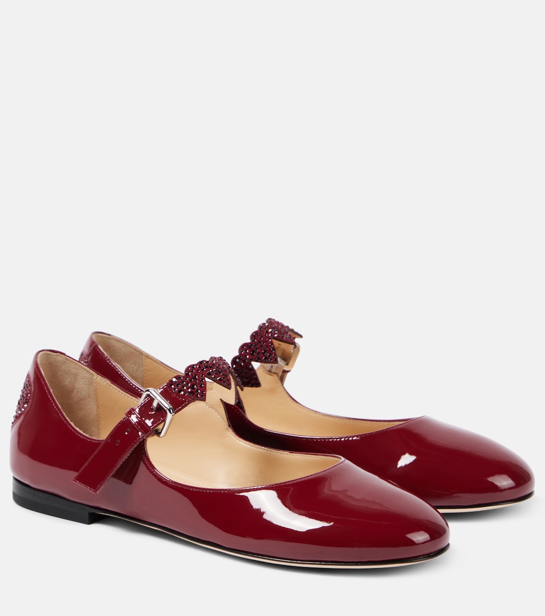 Bailarinas Mary Jane Petit Coeur de charol | Mach & Mach