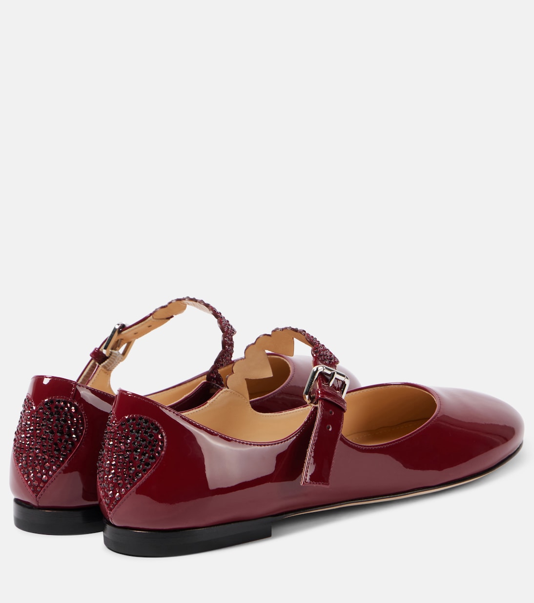 Bailarinas Mary Jane Petit Coeur de charol | Mach & Mach