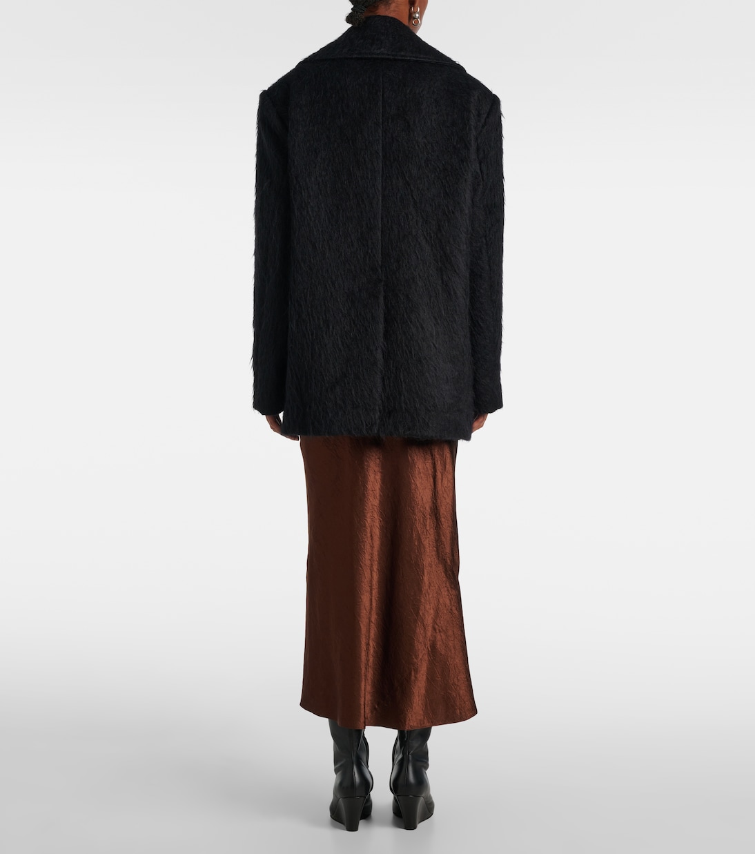 Opeala wool and mohair-blend coat | Acne Studios