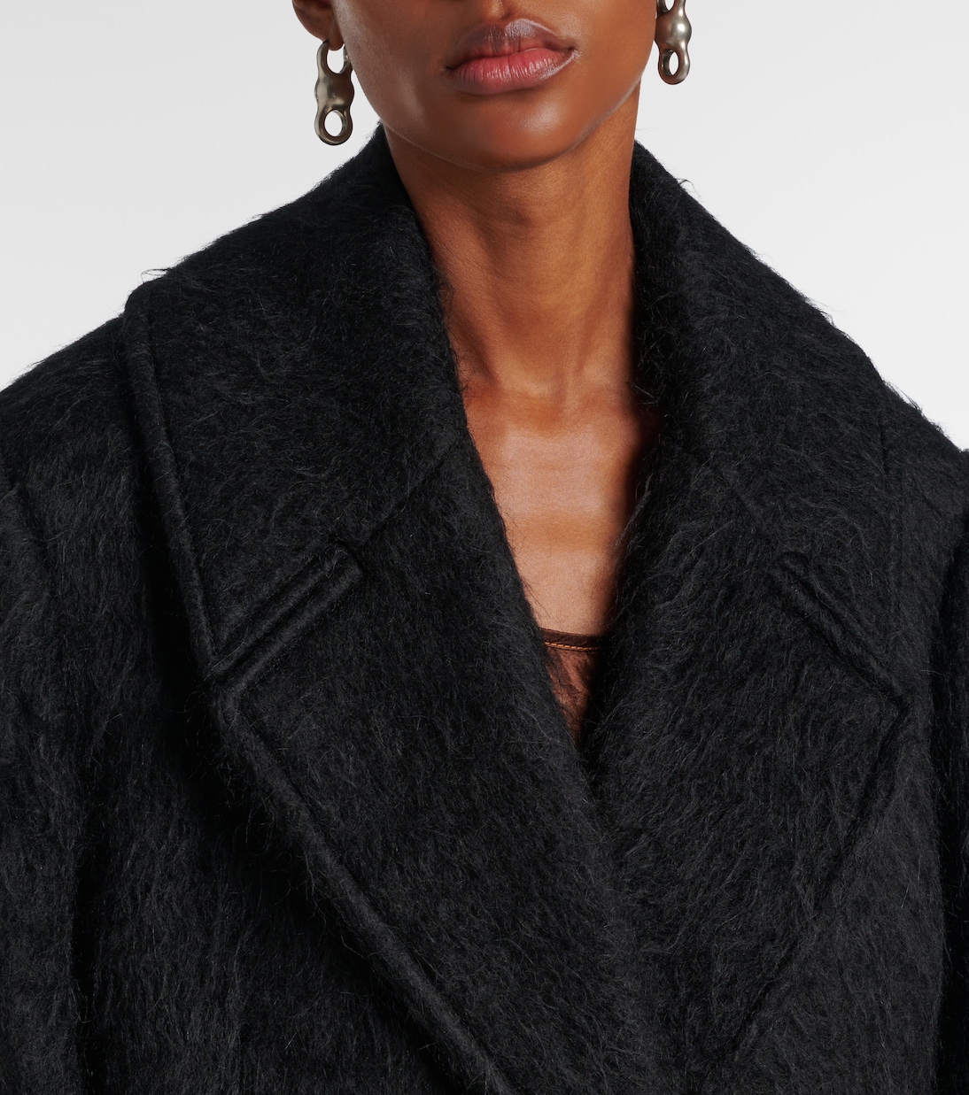 Opeala wool and mohair-blend coat | Acne Studios