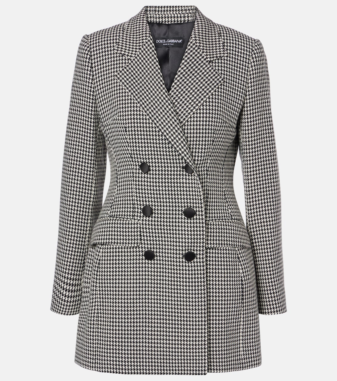 Houndstooth wool-blend blazer | Dolce&Gabbana