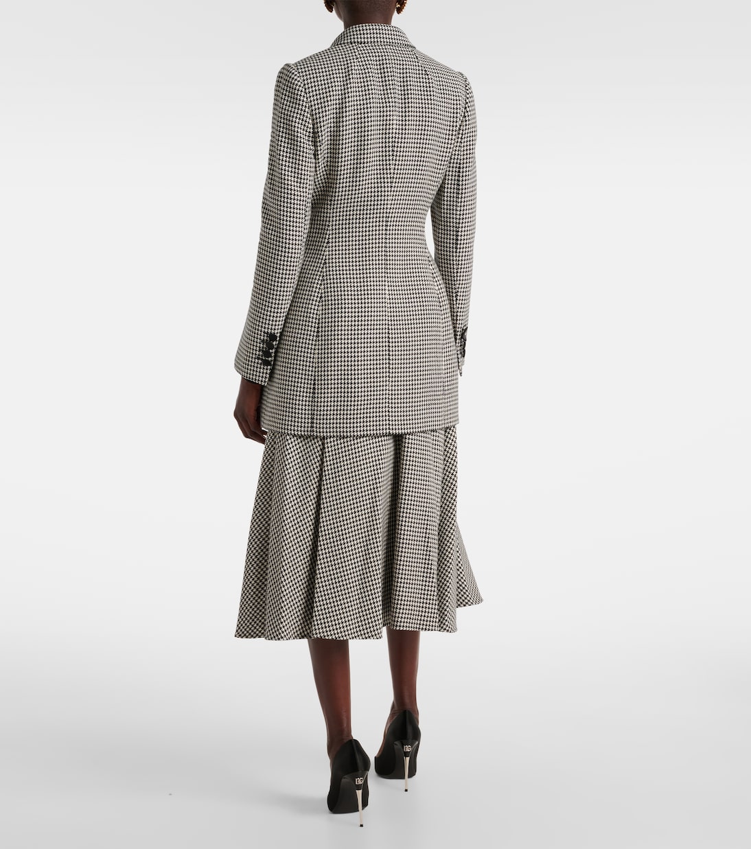 Houndstooth wool-blend blazer | Dolce&Gabbana