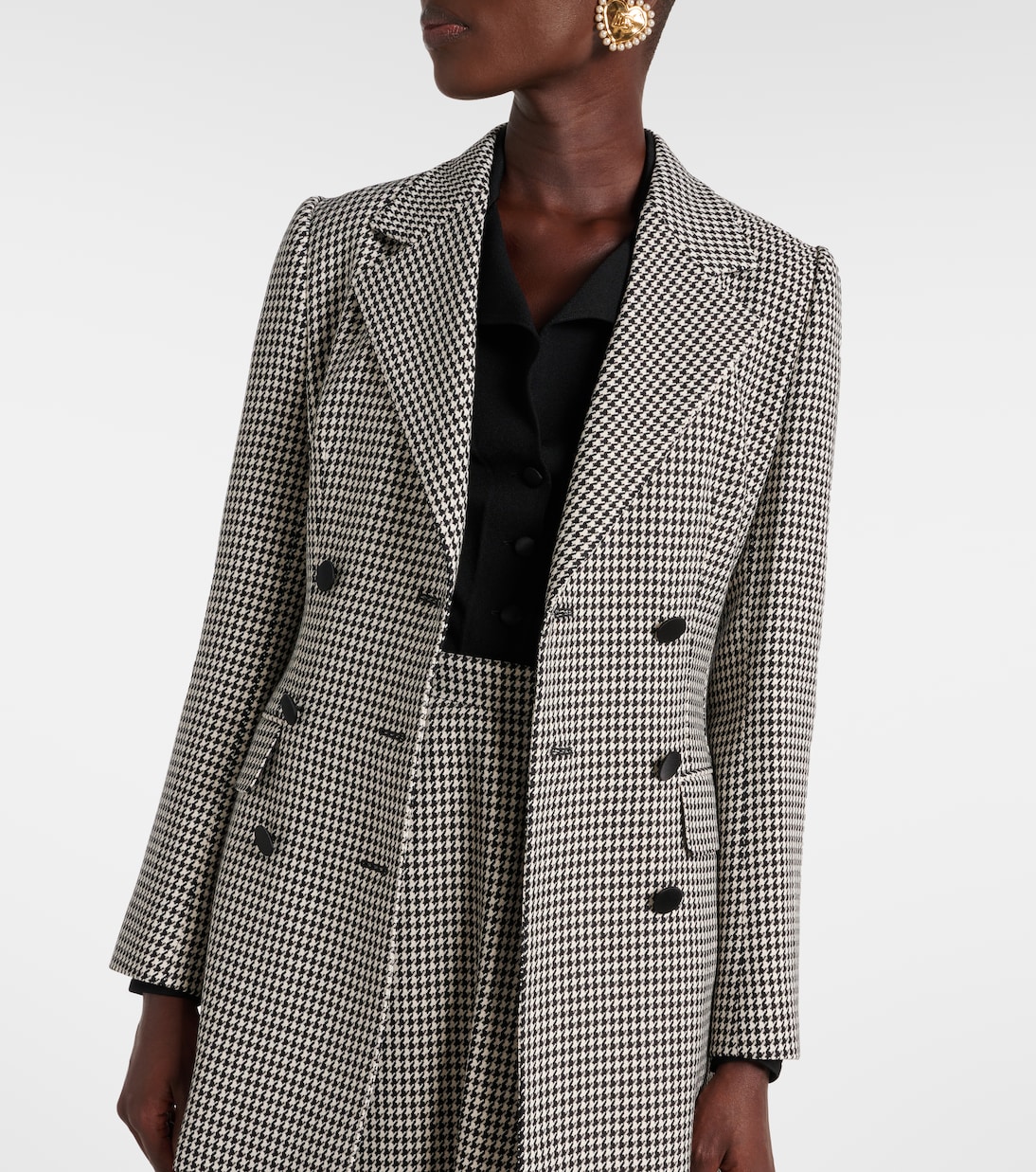 Houndstooth wool-blend blazer | Dolce&Gabbana