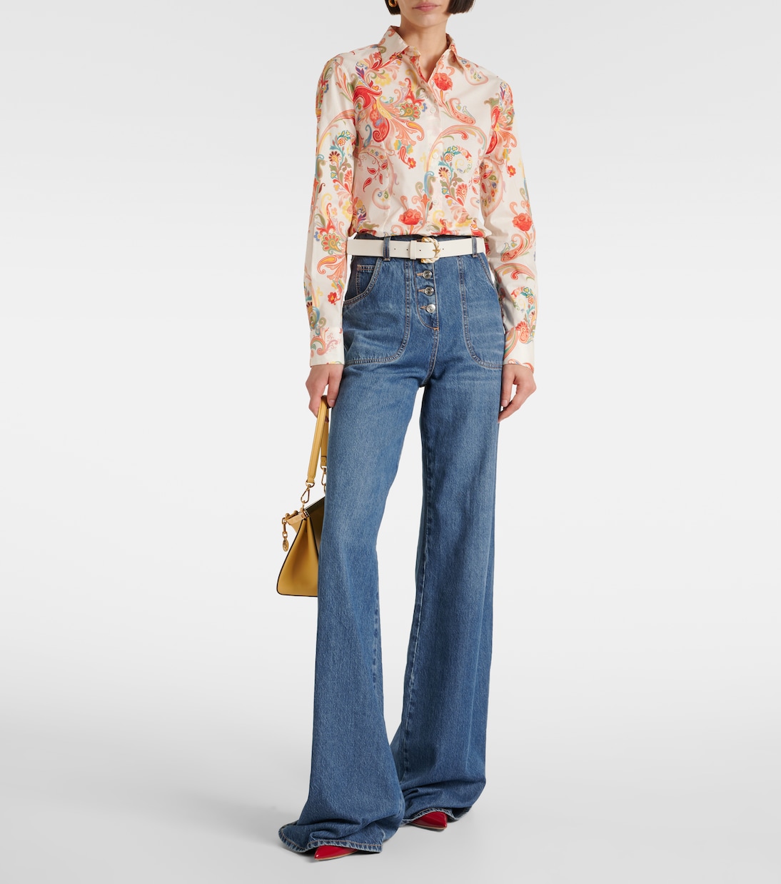 Camicia in misto cotone con stampa | Etro