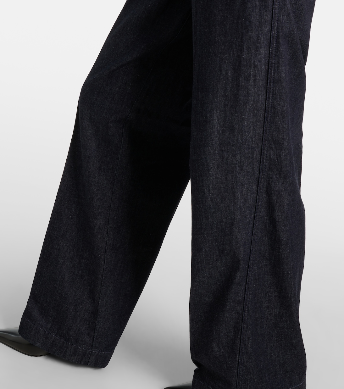 Weite Low-Rise-Hose aus Baumwoll-Twill | Vince