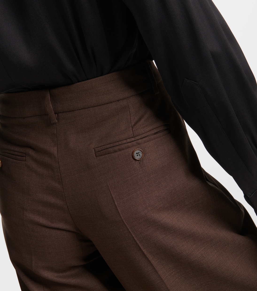 Pantaloni in lana a gamba larga | Magda Butrym