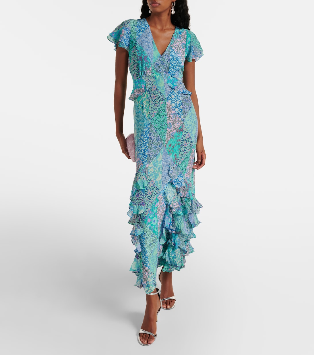 Midikleid Thanvi aus Seide | Rixo