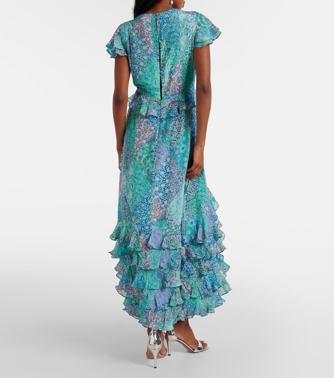 Midikleid Thanvi aus Seide | Rixo