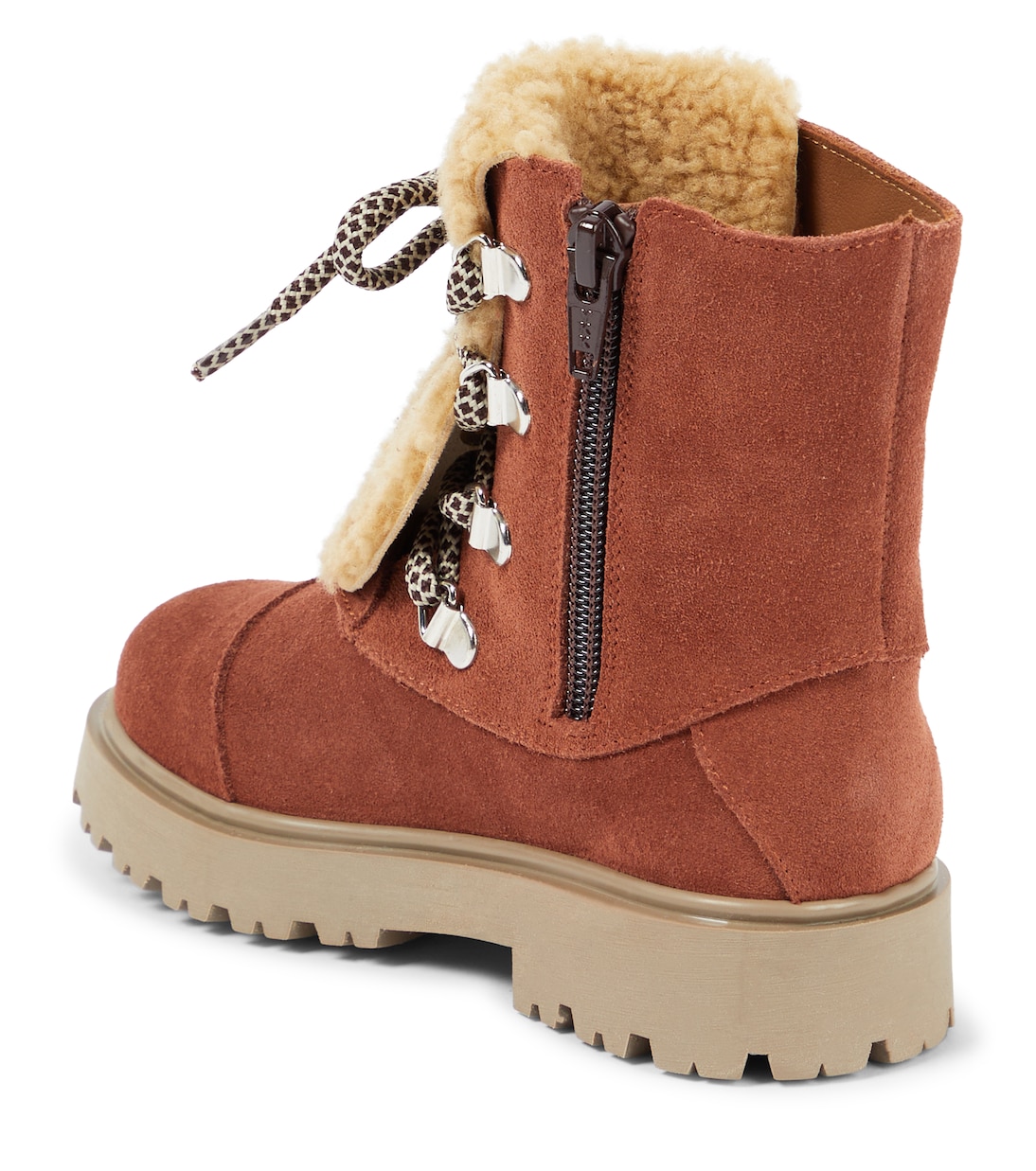 Stivali in suede con shearling sintetico | PèPè