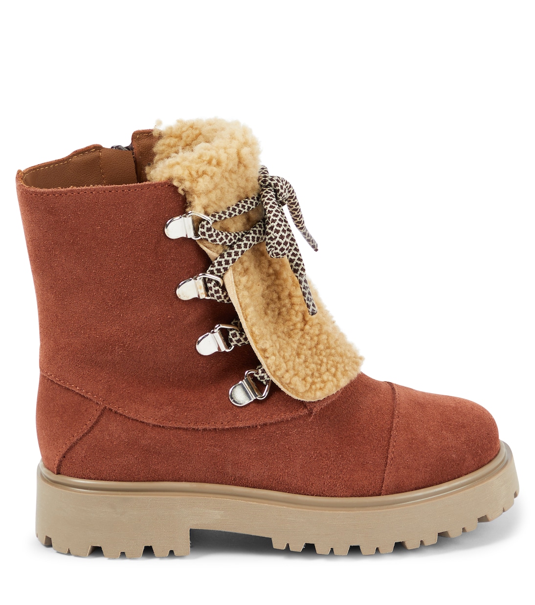 Stivali in suede con shearling sintetico | PèPè