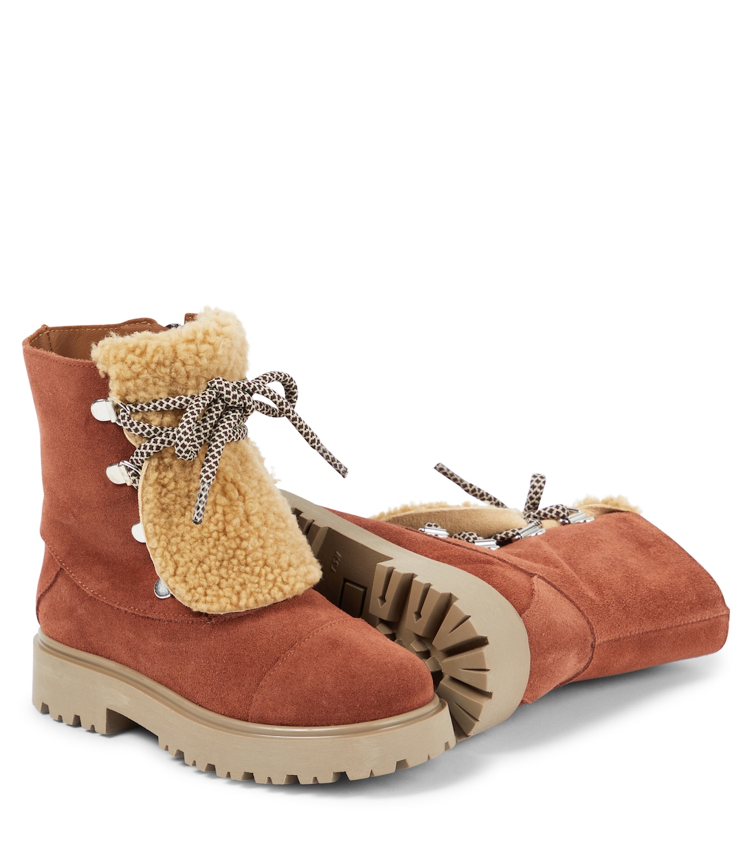 Stivali in suede con shearling sintetico | PèPè