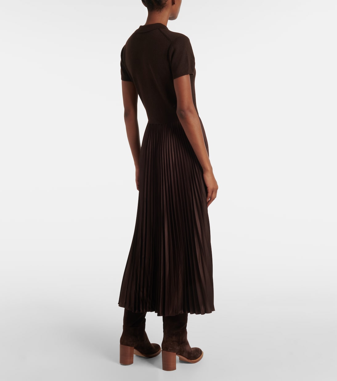 Vestido de Polo Elegante en Lana, Seda y Cachemira de Ralph Lauren para Jóvenes