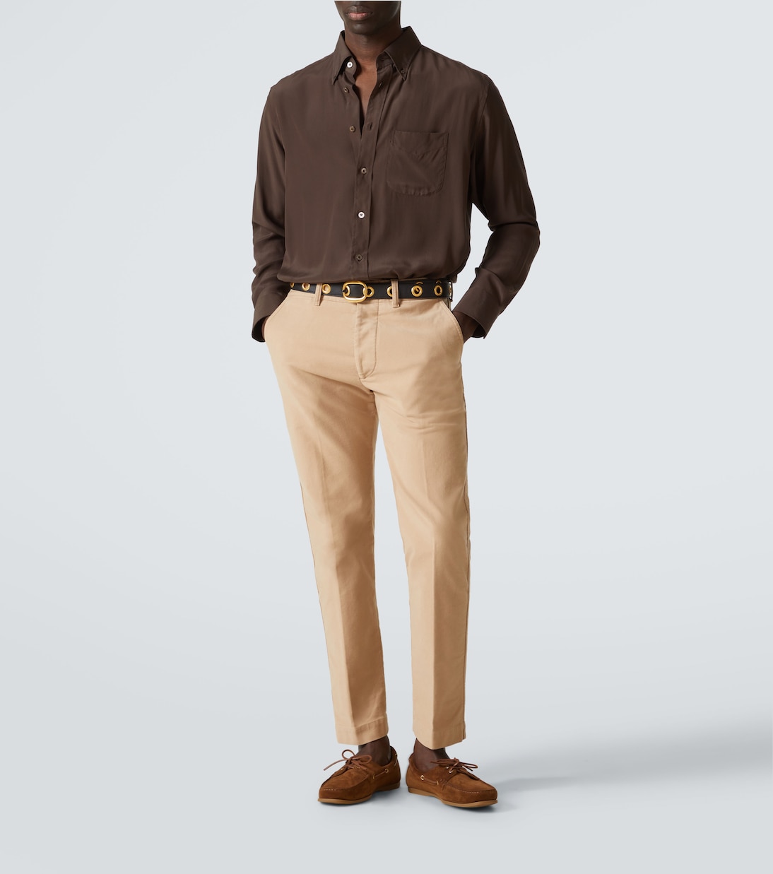 Chaussures bateau Robin en daim | Tom Ford