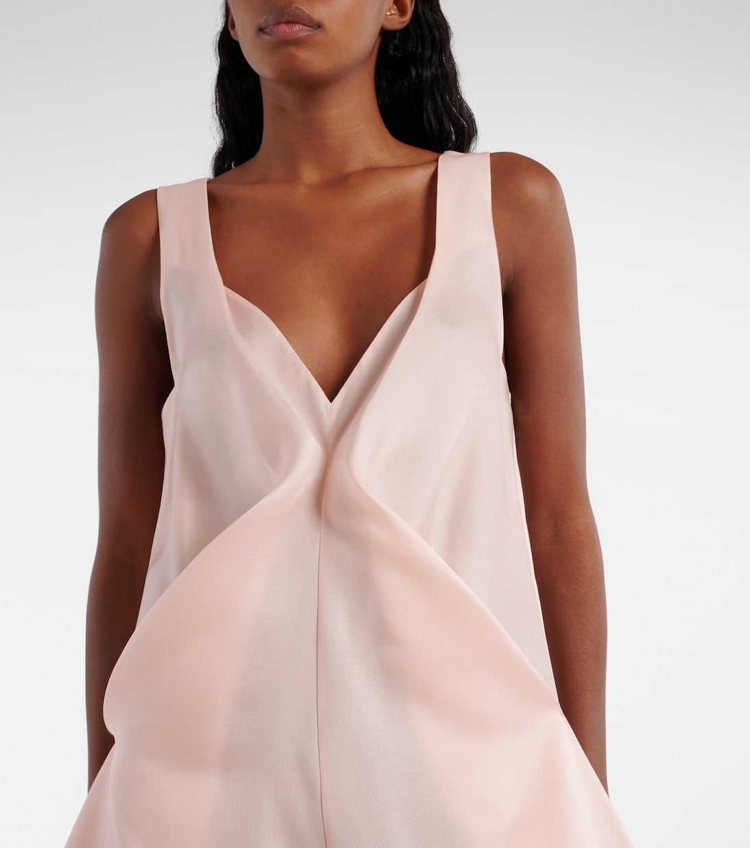 Robe longue Kenith en coton | Khaite