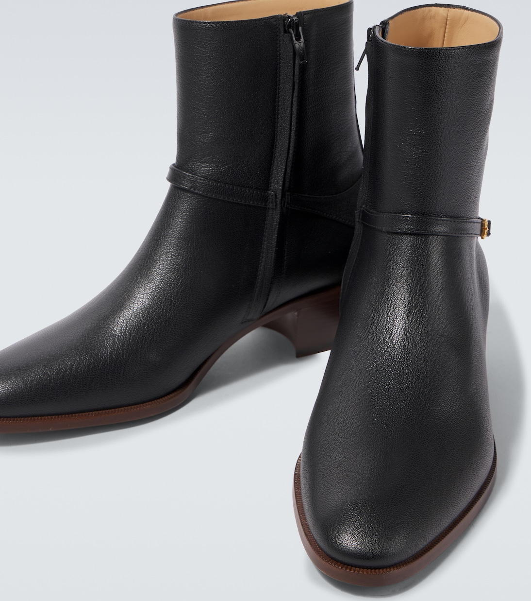 Pat VLogo Signature leather ankle boots | Valentino Garavani