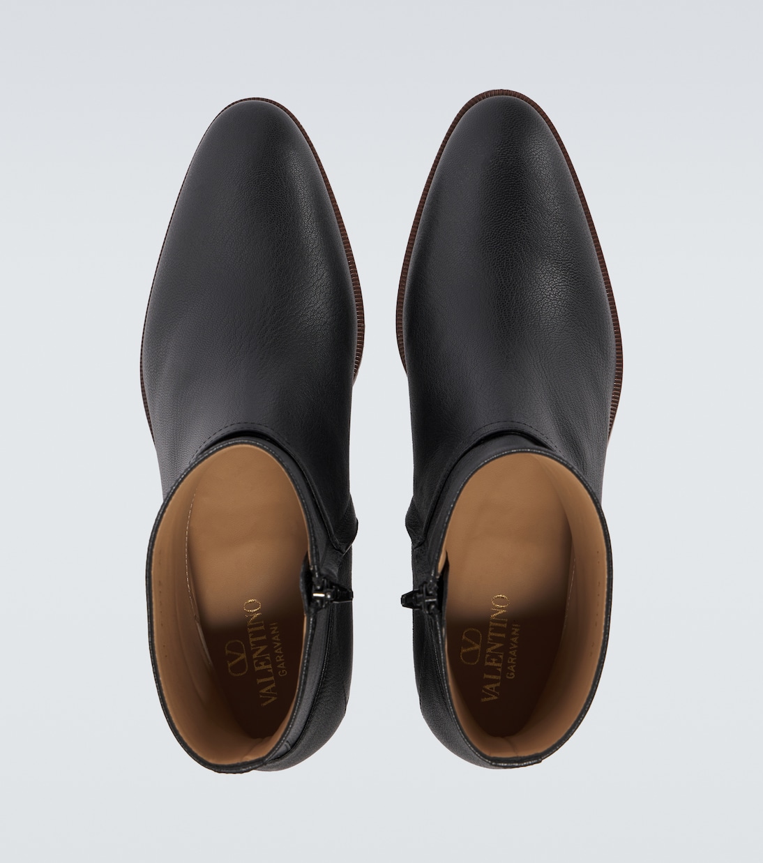 Pat VLogo Signature leather ankle boots | Valentino Garavani