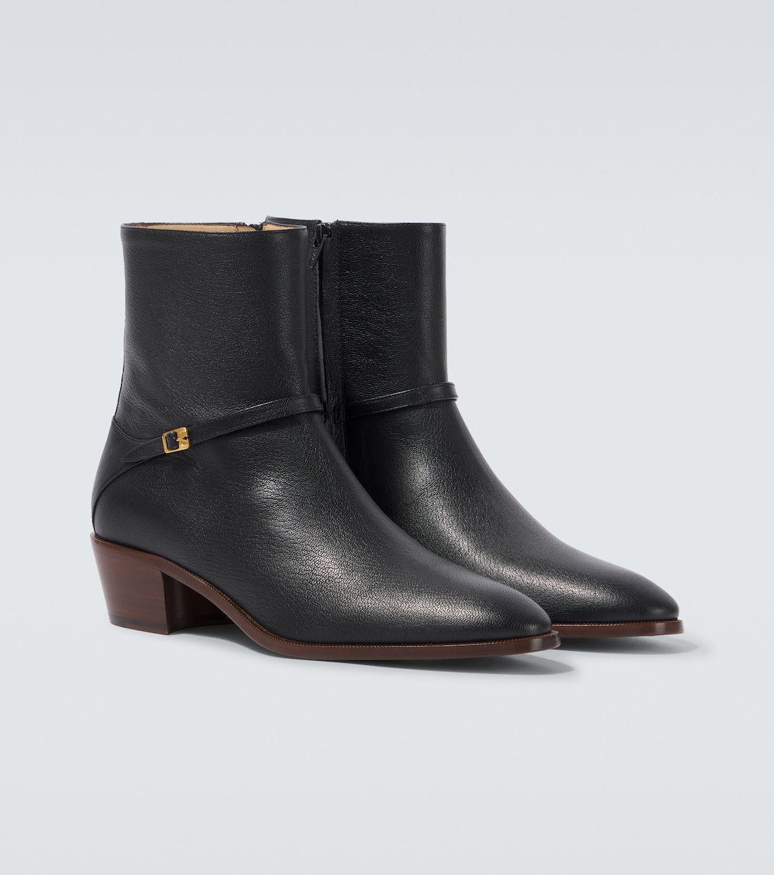 Pat VLogo Signature leather ankle boots | Valentino Garavani