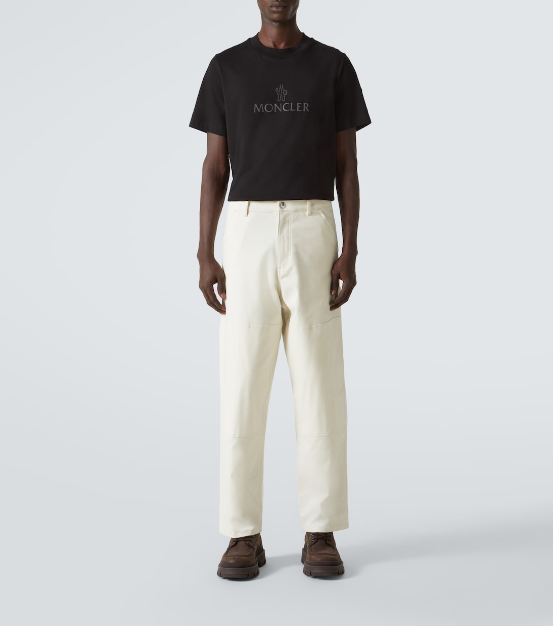 Camiseta de jersey de algodón con logo | Moncler