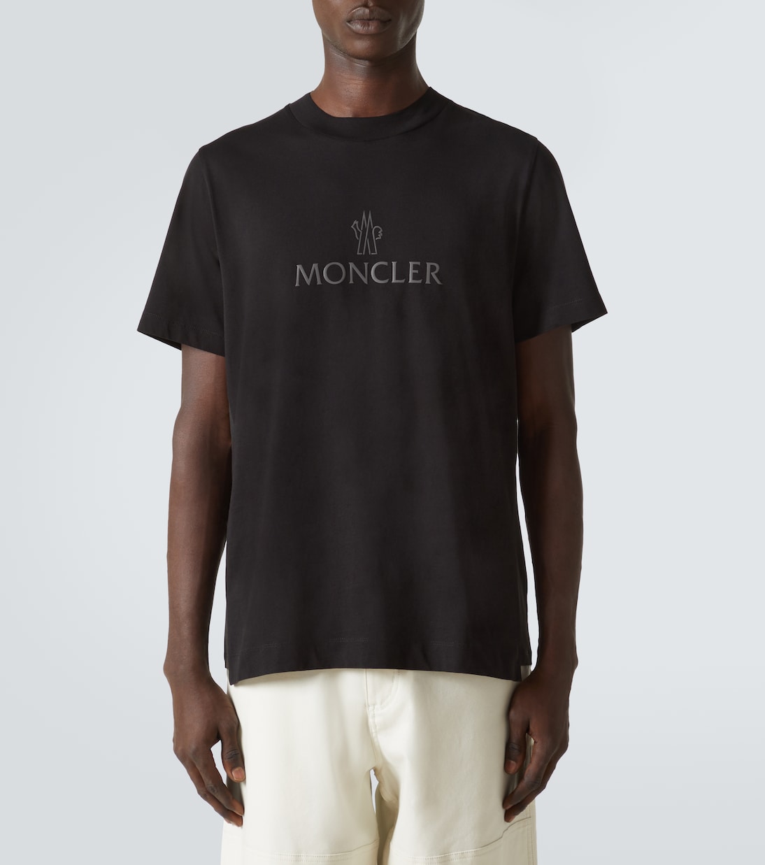 Camiseta de jersey de algodón con logo | Moncler