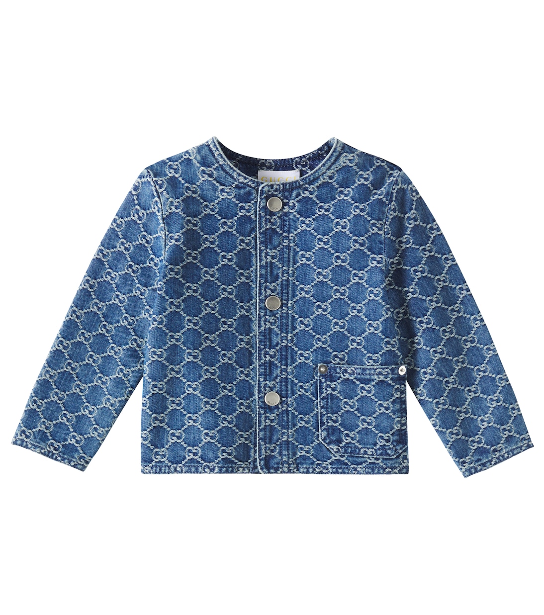 Bebé - chaqueta de denim con GG en jacquard | Gucci Kids
