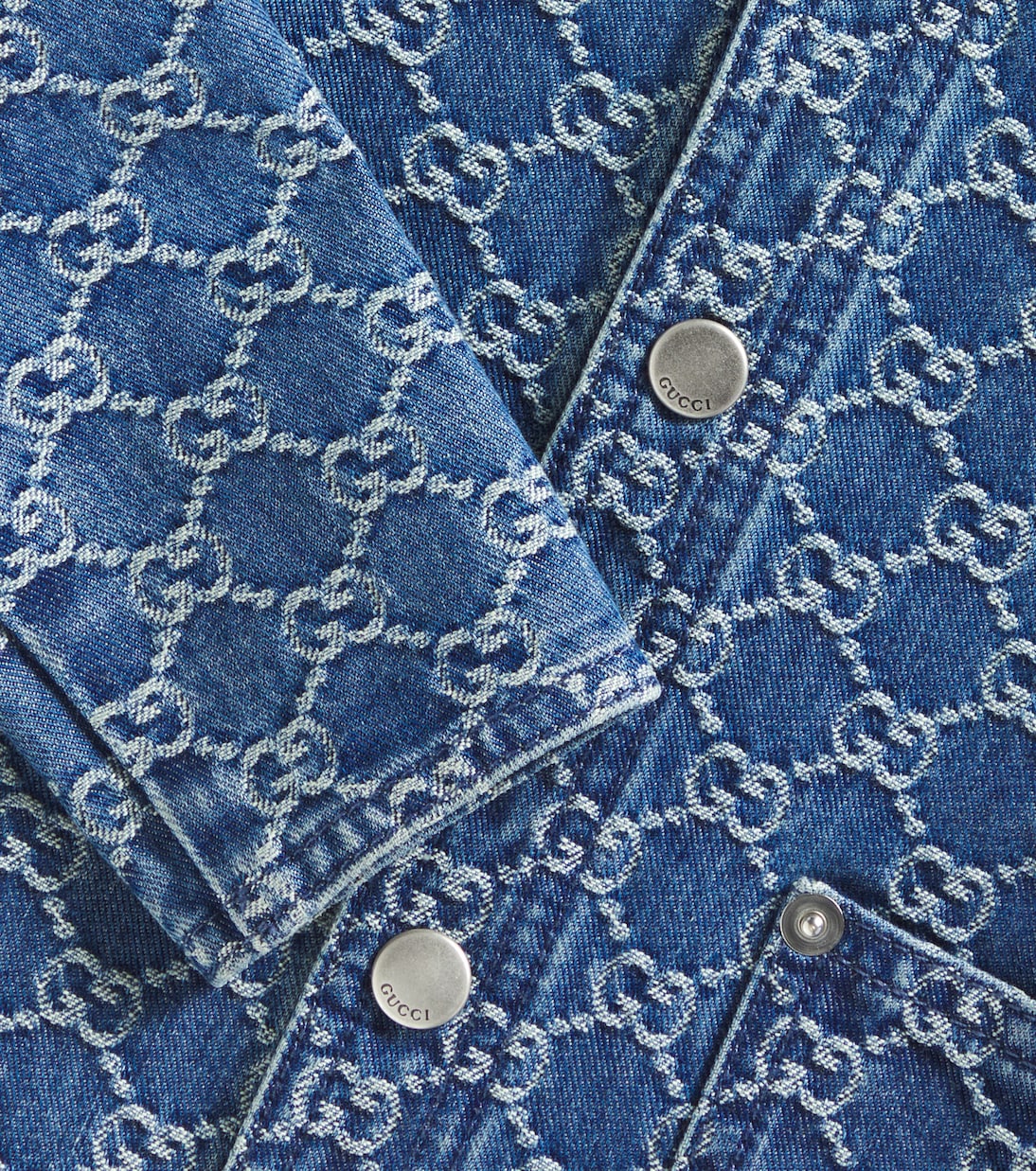 Bebé - chaqueta de denim con GG en jacquard | Gucci Kids