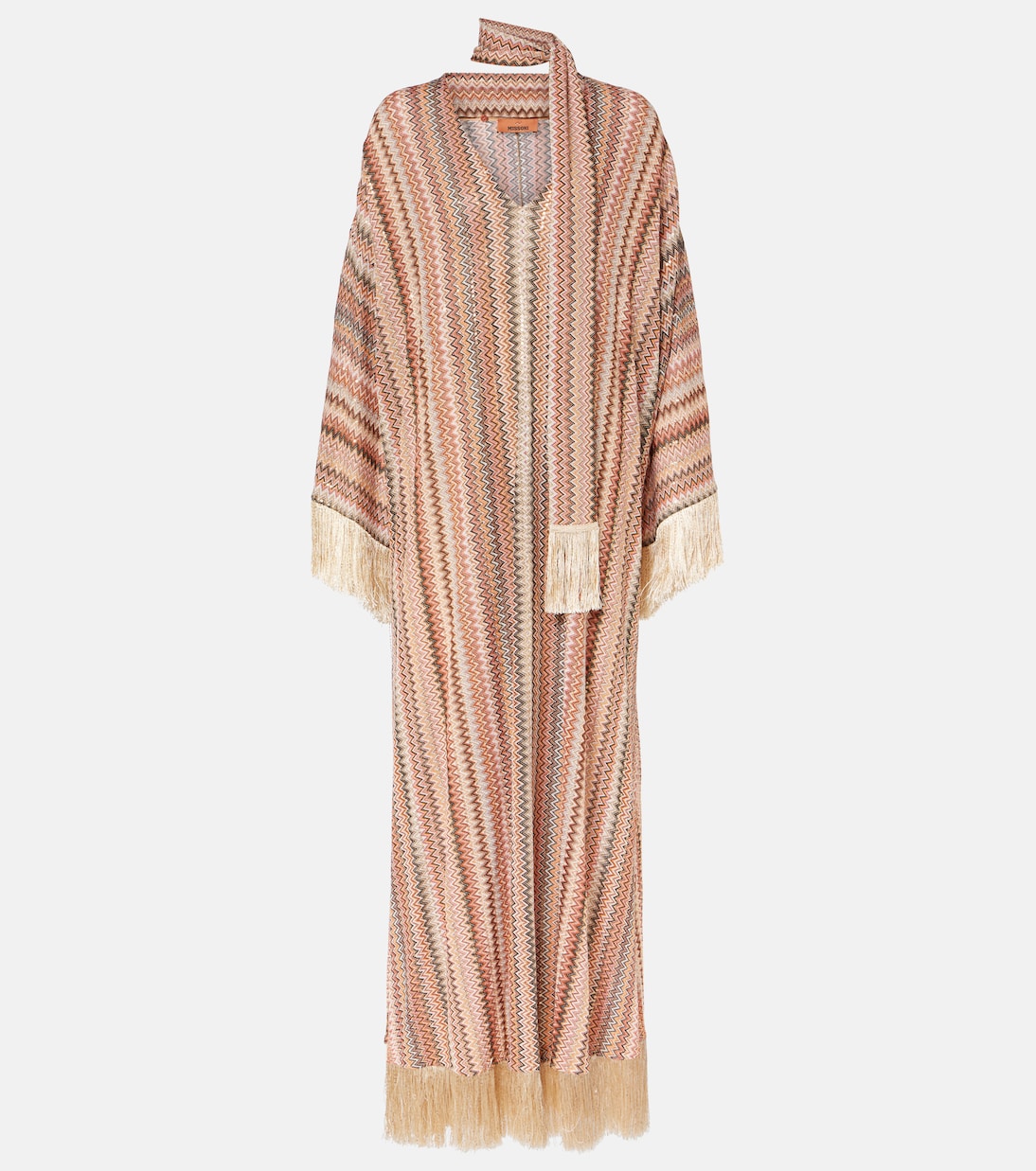 Kaftan aus Strick mit Pailletten | Missoni