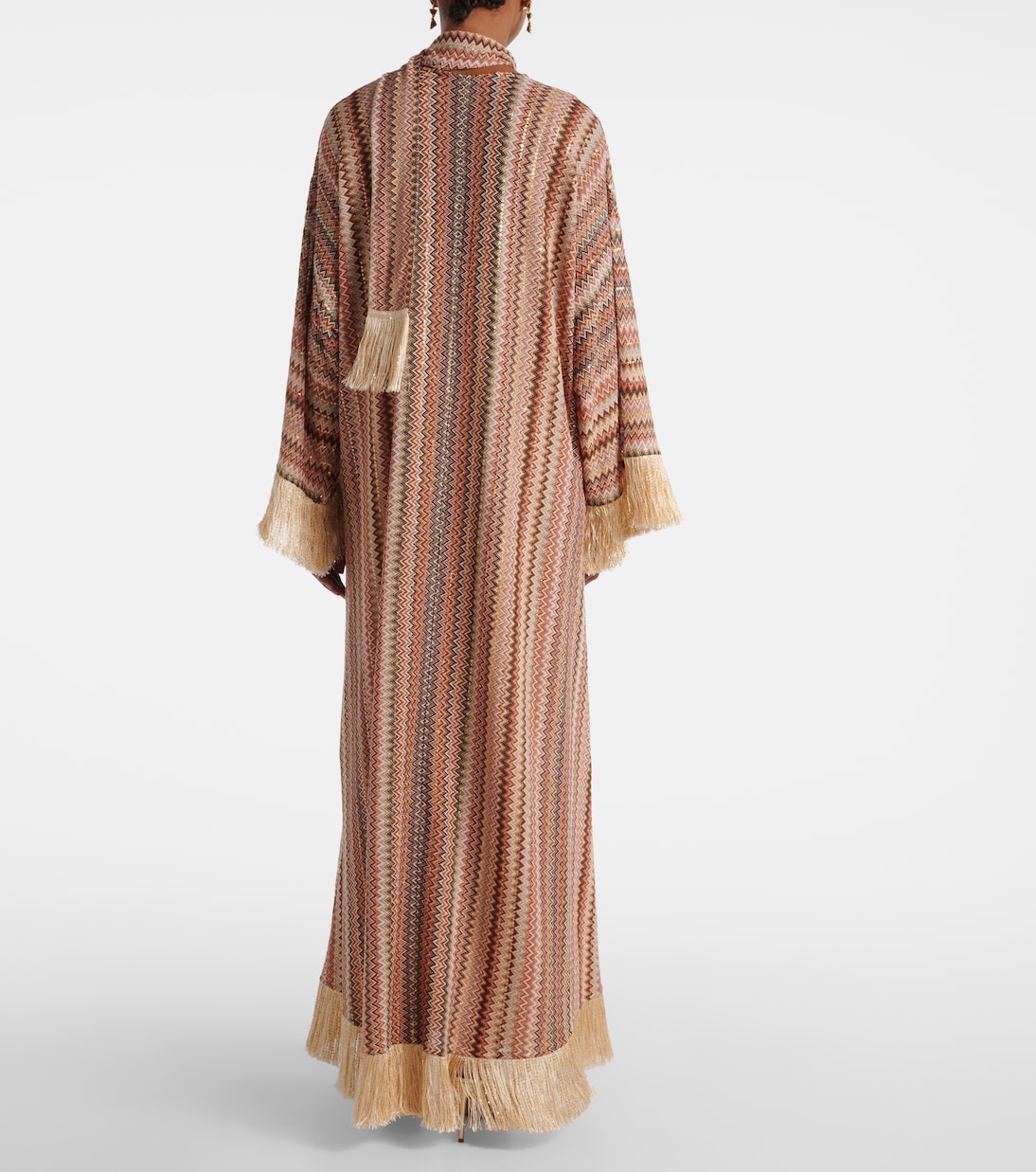 Kaftan aus Strick mit Pailletten | Missoni