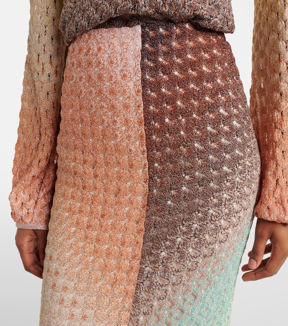 Falda larga degradada | Missoni