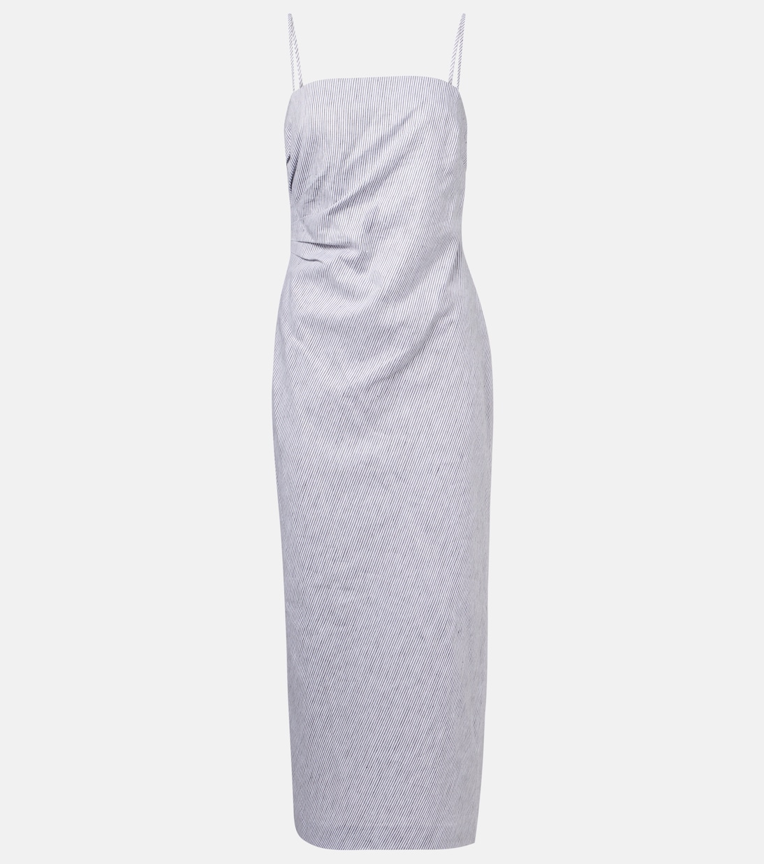 Abito midi in cotone e lino | Vince