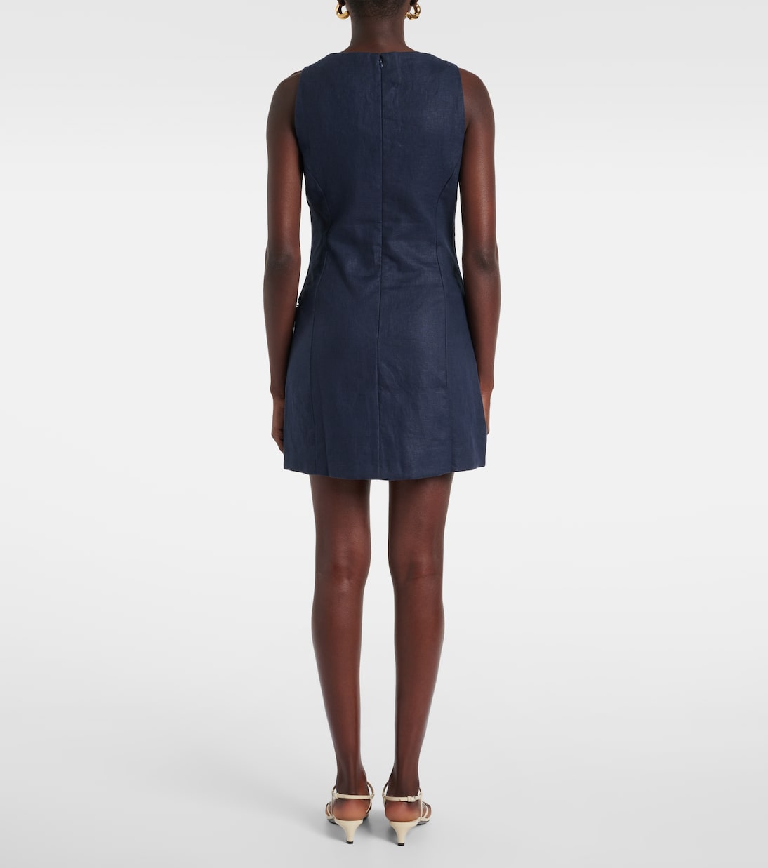 Ambra linen minidress | Faithfull