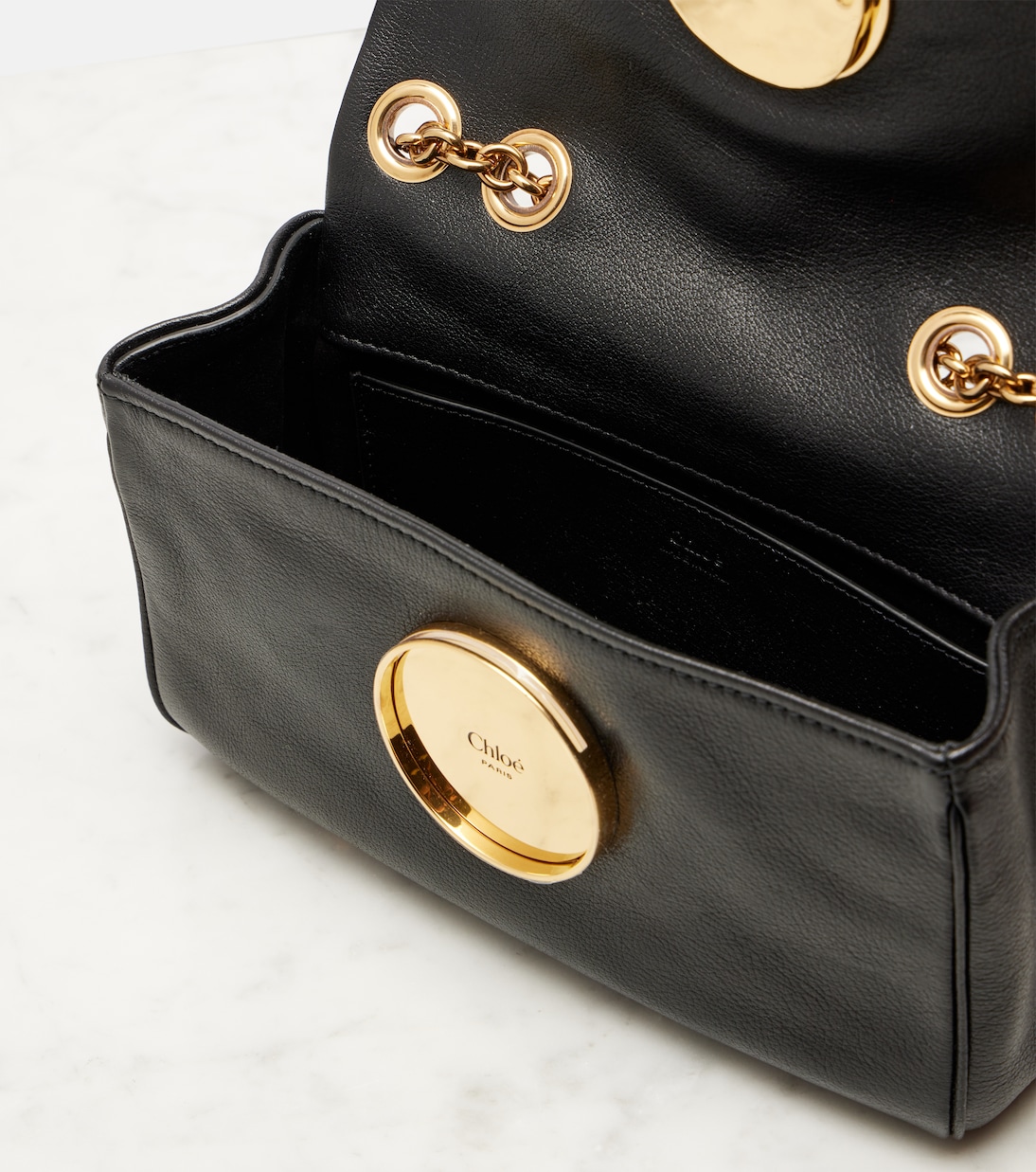 Borsa a spalla Chloé Heritage Small in pelle  | Chloé