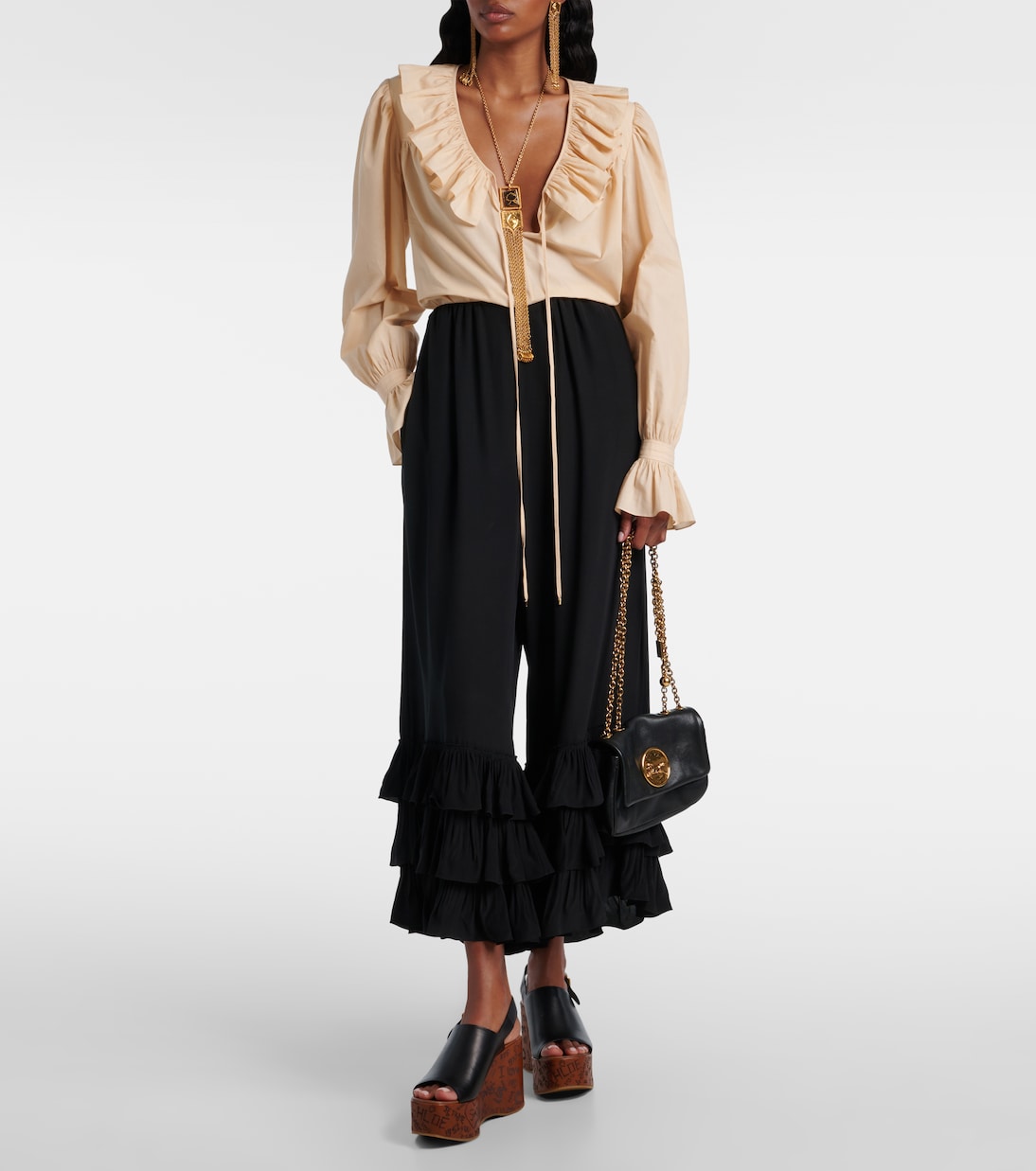 Sac Chloé Heritage Small en cuir  | Chloé